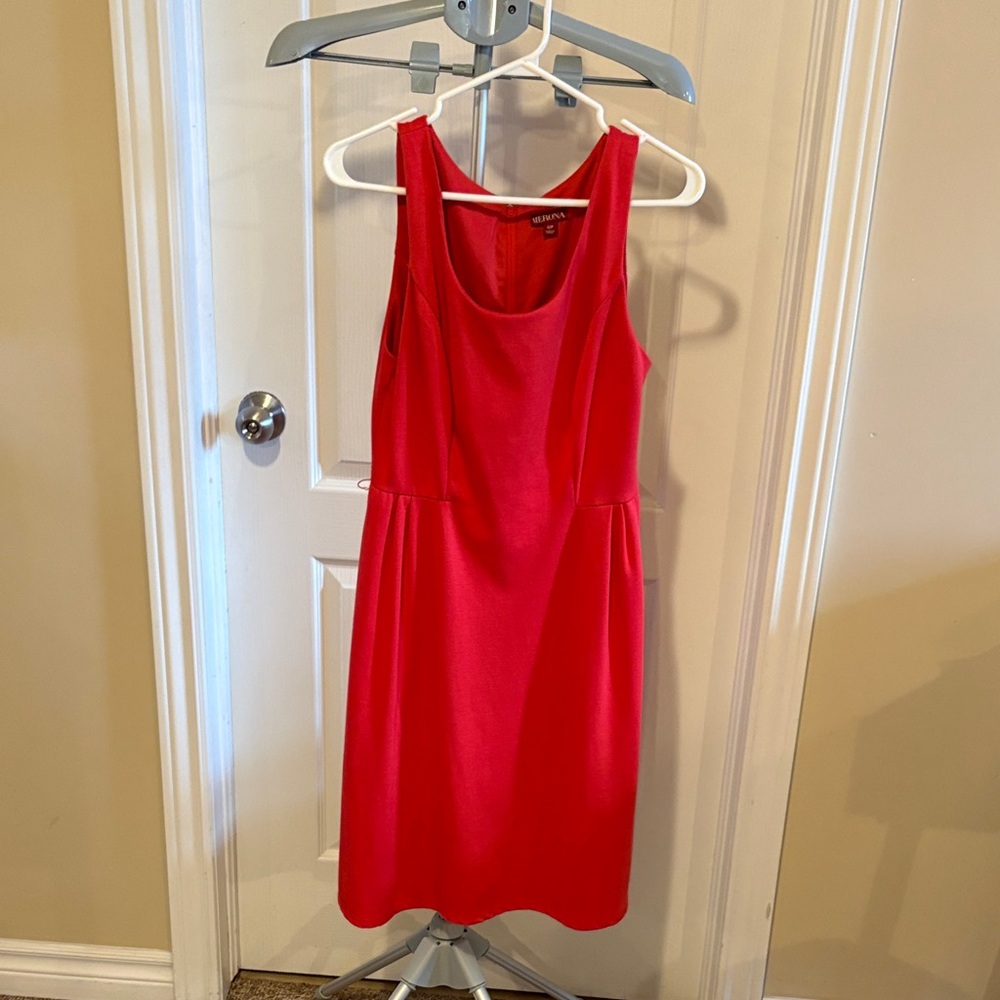 Merona Vibrant Red Midi Dress
